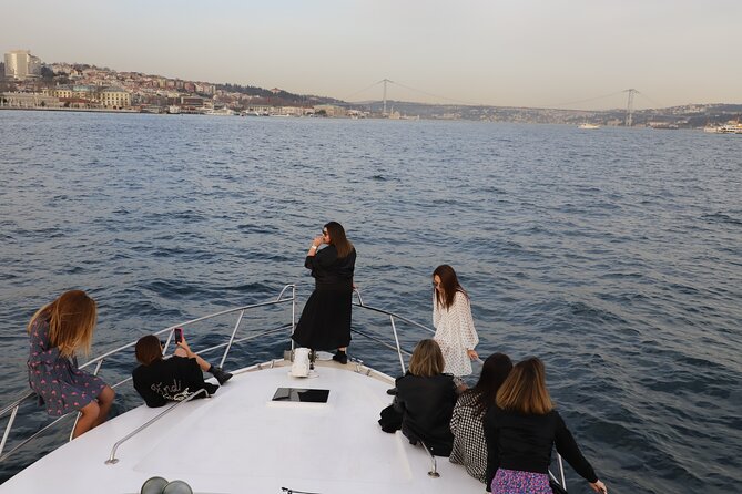 Istanbul Bosphorus Sunset Cruise on a Luxurious Yacht - The narrow strait and Rumeli Hisarı