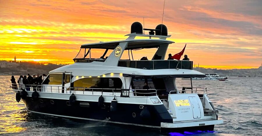 Istanbul: Bosphorus Sunset Yacht Cruise with Live Guide - Snacks, drinks, and what to bring