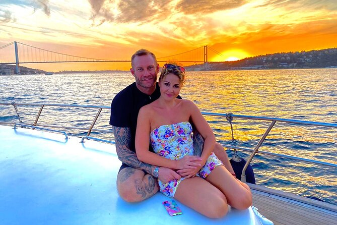 Istanbul Bosphorus Sunset Yacht Cruise With Live Guide And Snacks - The Maiden’s Tower and Galata Tower