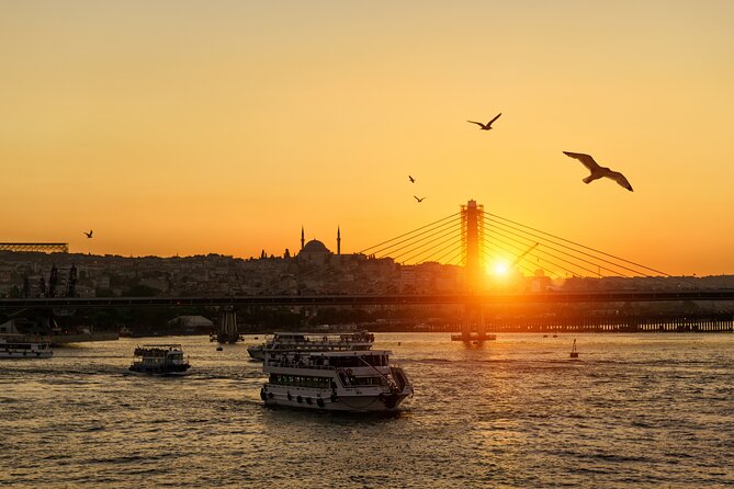 Istanbul Bosphorus Sunset Yacht Cruise with Snack and Refreshment - Beylerbeyi Palace across the water