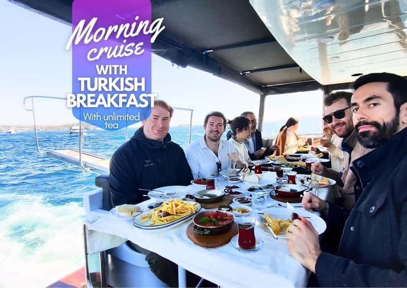 Istanbul: Morning Bosphorus Yacht Cruise w/Turkish Breakfast - Karaköy, Galata Bridge, and Galata Tower