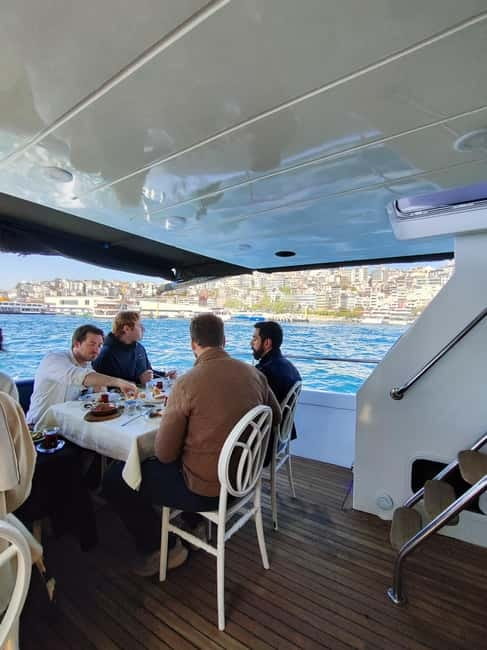 Istanbul: Morning Bosphorus Yacht Cruise w/Turkish Breakfast - Maiden’s Tower and the return toward the Golden Horn