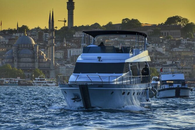 Istanbul Private Luxury Yacht on Bosphorus 25 Meter 82 Feet - The Golden Horn and Galata waterfront