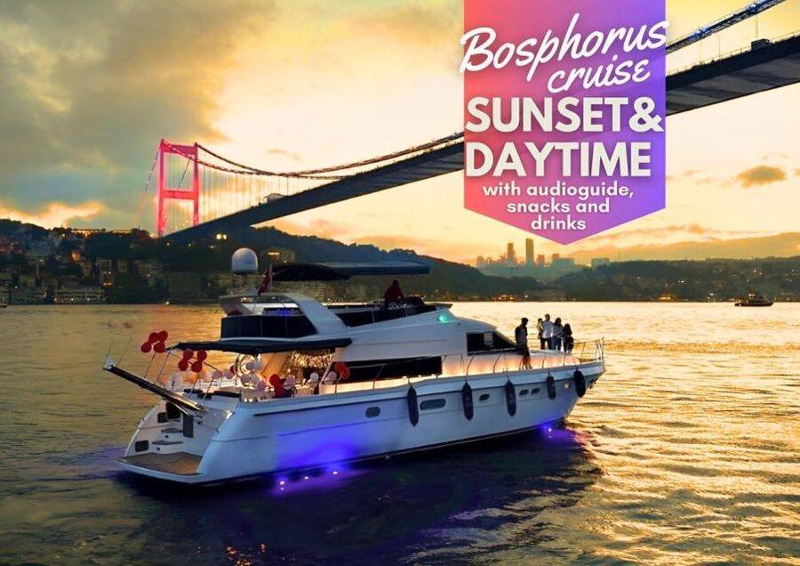 Istanbul: Sunset or Day Small-Group Yacht Cruise with Snacks - Choosing daytime or sunset