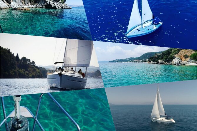 Kassiopi Private Daily Sailing Yacht Cruise - A cave, cliff jumping, and time to play