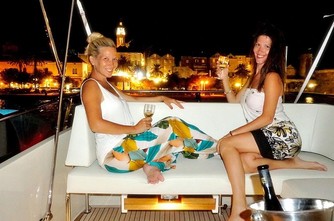 Korcula Private Yacht Cruise Including Wine Tasting and Dinner - A four-course Mediterranean dinner on the water