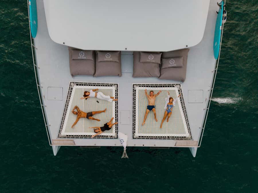 Krabi: 4 Island Premium Yacht with Snorkeling & Clear Kayak - Leaving Krabi with Khao Khanab Nam in view