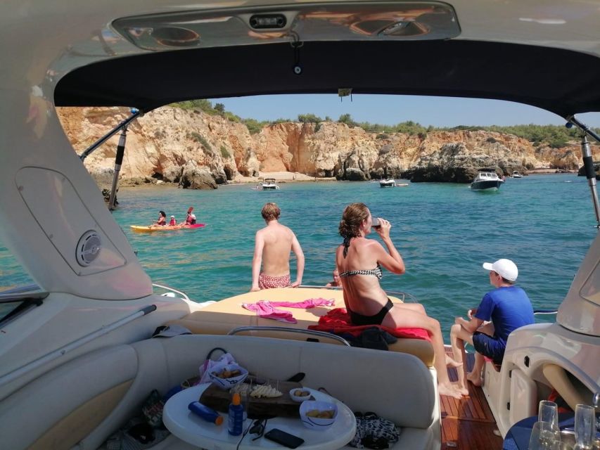 Lagos: Luxury Yacht Charter with Drinks & Tapas - Drinks, tapas-style nibbles, and time on deck