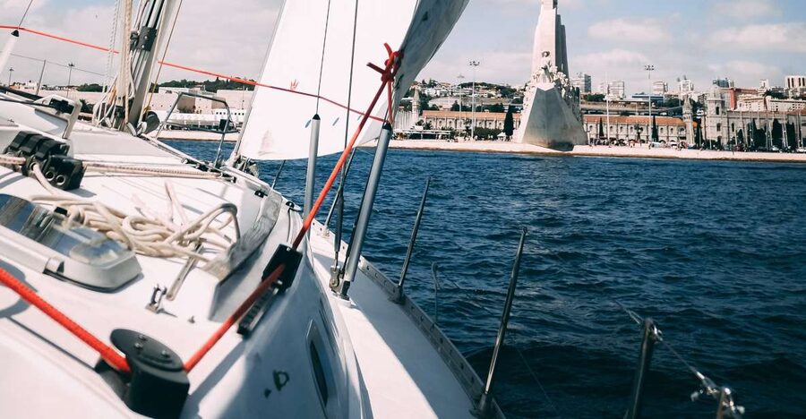 Lisbon: Yacht Sailing Tour With Portuguese Wine and History - The 25 de Abril Bridge and Christ the King