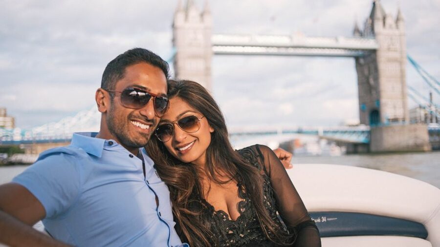 London: 2 hour private luxury yacht hire on the River Thames - Westminster and the London Eye from the water