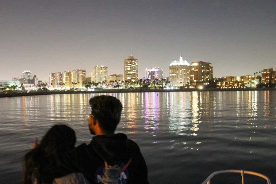 Long Beach: Private Night Yacht Cruise With City Lights - Long Beach from the water