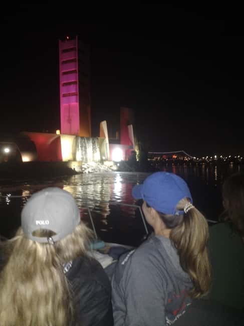 Long Beach: Private Night Yacht Cruise With City Lights - Canadian Forces beach and the question of swimming