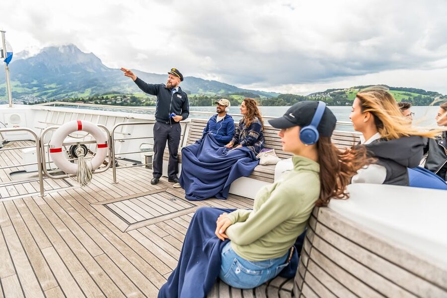 Lucerne: 1-Hour Cruise on Panoramic Yacht - Passing Bürgenstock and the Richard Wagner Museum