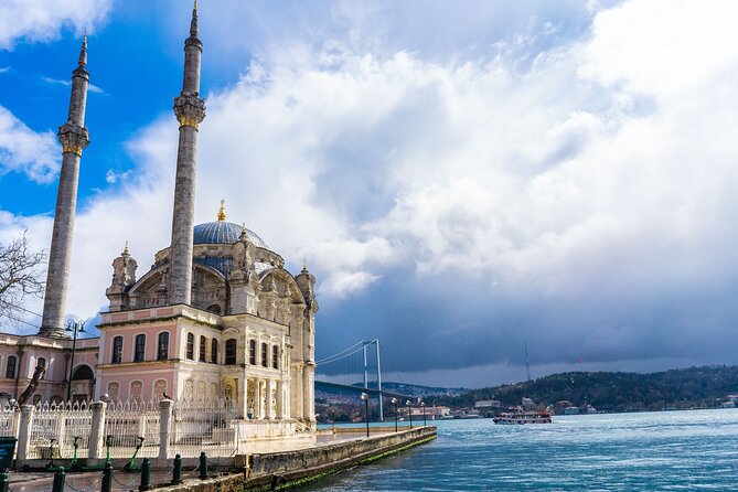 Luxurious Bosphorus Small Group Sunset Yacht Cruise with Snacks - Ortaköy Mosque and the first Bosphorus Bridge