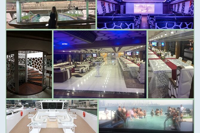 Luxury 7 Star Mega Yacht Dinner Cruise with International Buffet - Live music and the evening show