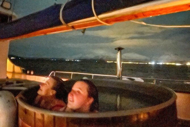 Luxury Northern Lights Yacht Cruise with Hot Tub from Tromsø - The hot tub is the star attraction