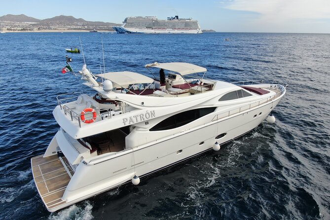 Luxury Yacht Charter in Cabo San Lucas - Ferretti 88ft. - Along the Pacific coast: rock, beaches, and open water