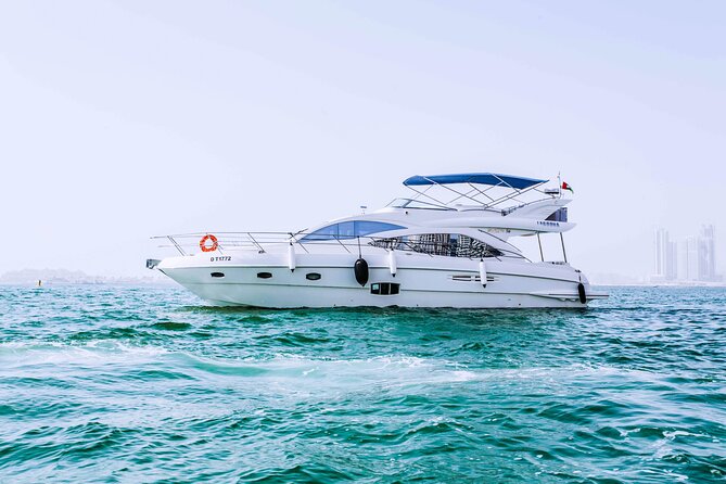 Luxury Yacht Dubai - Book 56 ft Yacht Cruise up to 24 people - Starting at Dubai Harbour and Dubai Marina