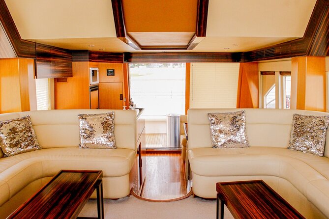 Luxury Yacht Dubai - Book 56 ft Yacht Cruise up to 24 people - JBR and the long view of Dubai’s coast