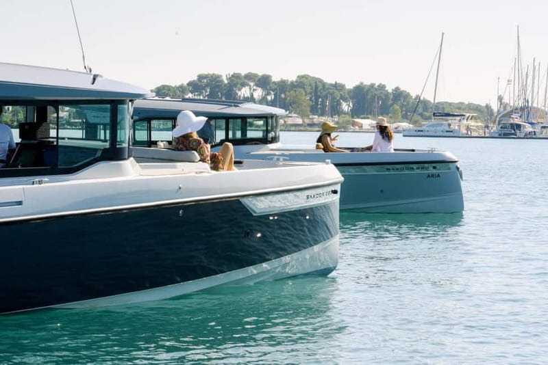 Luxury Yacht Experience Semi-Private North East - Barbati and Glyfa for swimming