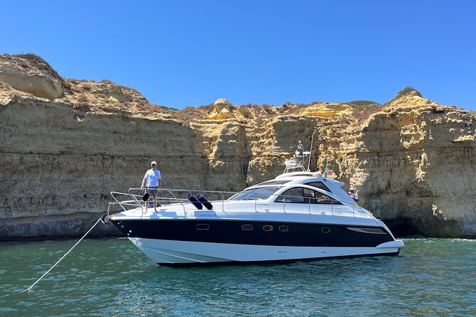 Luxury Yacht Rental with crew - Rock formations, caves, and the jet rib