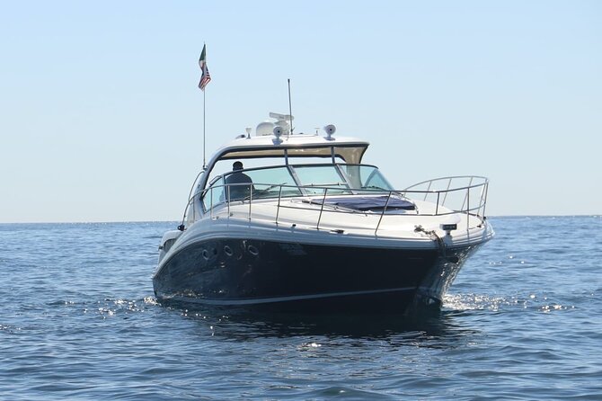 Luxury Yacht Tour in Los Cabos 45FT SeaRay Sundancer - Leaving Cabo Marina on a Private SeaRay