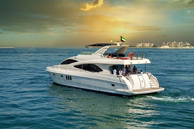 Majesty 77ft Diamond Dust — Dubai's best yacht rental - Food, drinks, and celebrations onboard