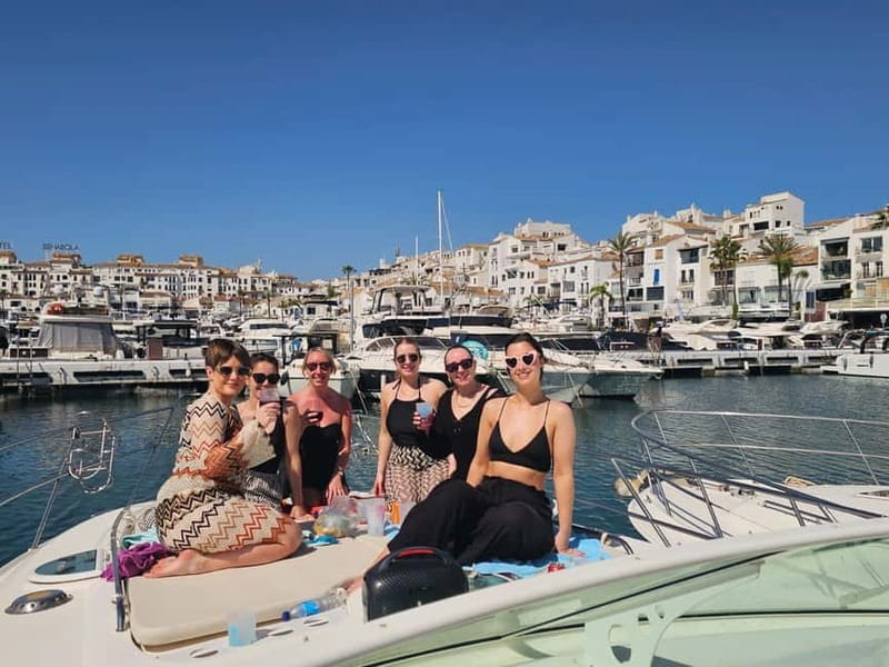 Marbella: 2-8 hour private luxury yacht cruise on a Targa37 or Targa48 - Swimming, snorkeling, and time on deck