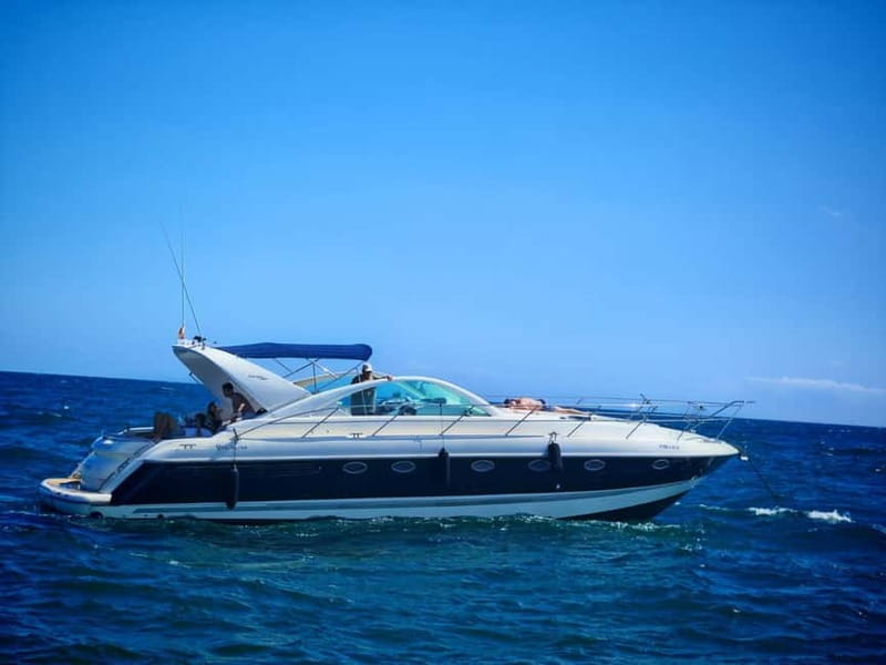 Marbella: 2-8 hour private luxury yacht cruise on a Targa37 or Targa48 - Dolphins, music, and the small comforts