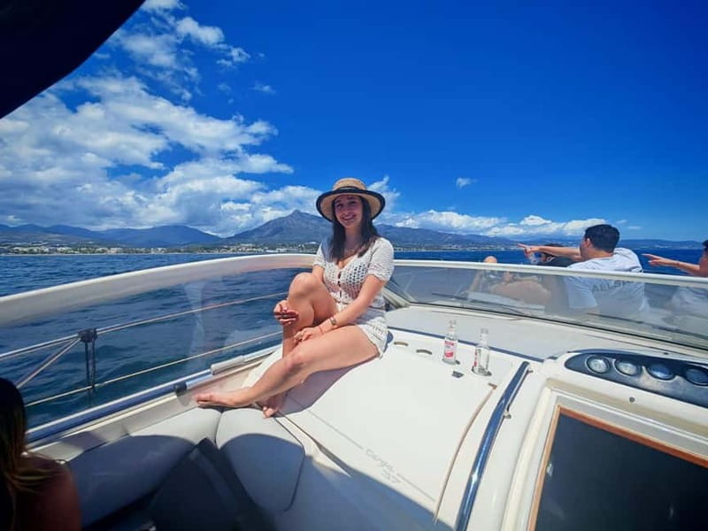 Marbella: 2-8 hour private luxury yacht cruise on a Targa37 or Targa48 - Making the price work for your group