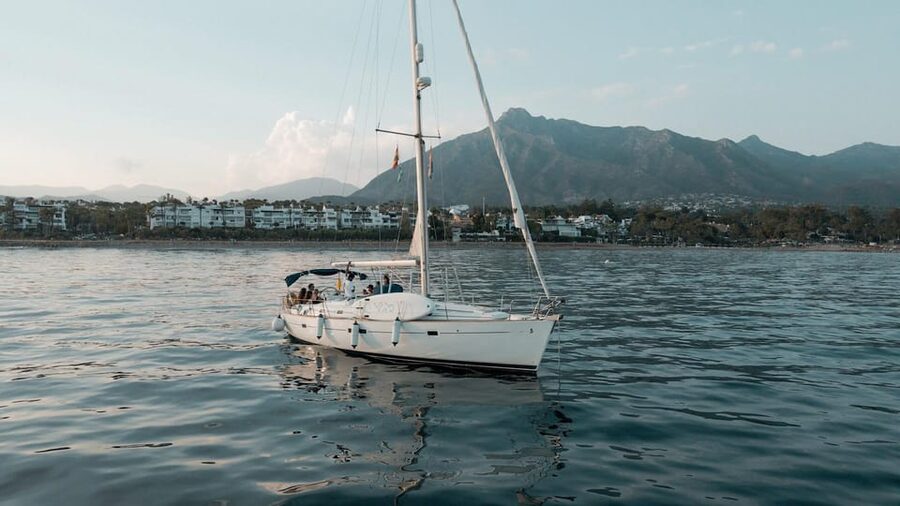 Marbella: Private Sailing Yacht Charter with Skipper - Swimming, snorkeling, and the paddle board