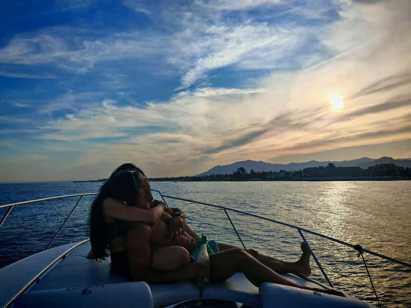 Marbella: Sunset on a Shared Yacht with Cava and Strawberries - What the sunset sailing includes