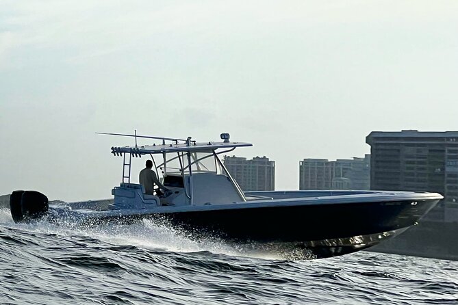 MasterBeast Yacht Charter40 Boat Rental Tours Private Miami - Anchoring at a sandbar or island
