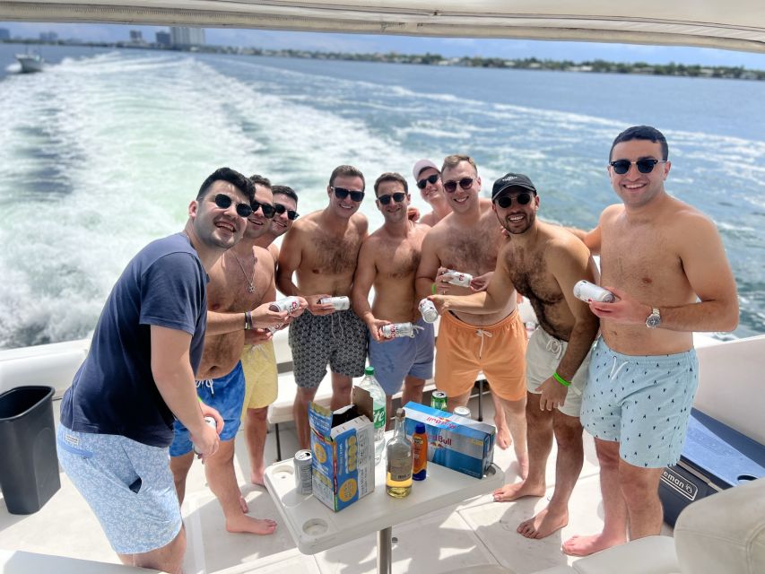 Miami Beach: Private Yacht Rental with Captain - Haulover Sandbar for swimming and snorkeling