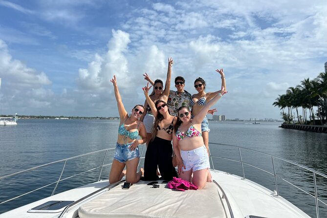 Miami Boat Rental for Day or Sunset Cruise with Captain - The boat, captain, and onboard comforts