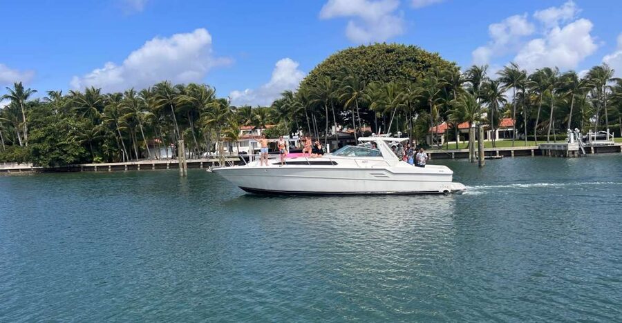 Miami: Private Yacht Rental Tour with Dolphins and Snorkel - Passing Indian Creek Island and the Millionaire’s Bunker