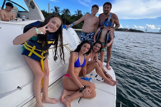 Miami Yacht Party – Discover Secret Spots w/ Captain & Drinks - Swimming and snorkeling time on the water