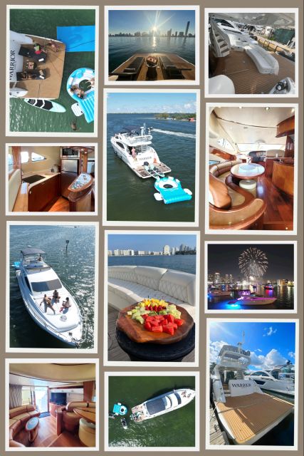 Miami Yacht Rental with Jetski, paddleboards, Inflatables - Who will enjoy this charter most
