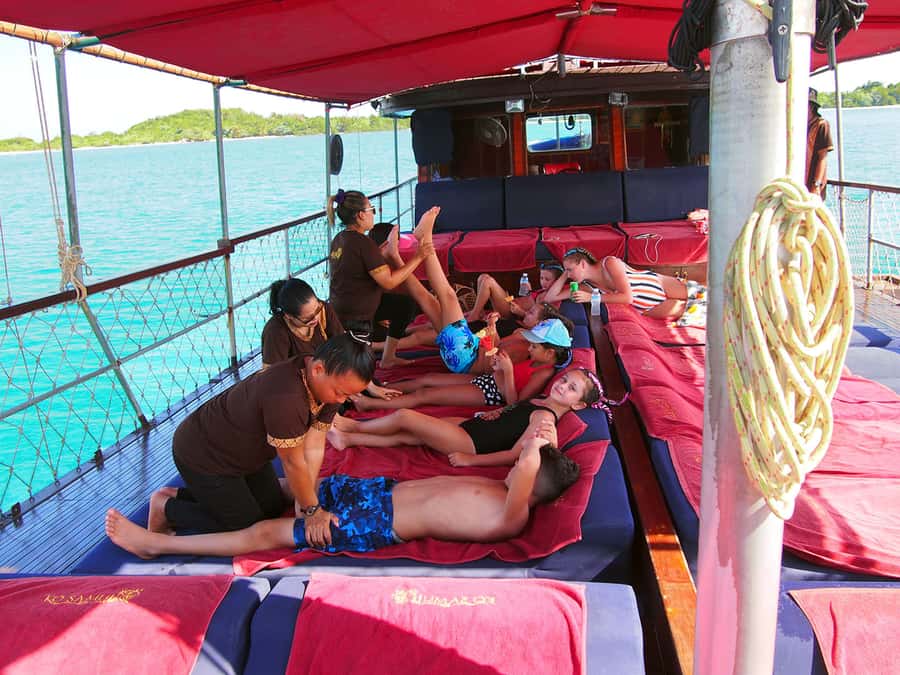 Mu Ko Ang Thong: Private Day Charter in Classic Thai Yacht - The climb to Emerald Lake and the Blue Lagoon