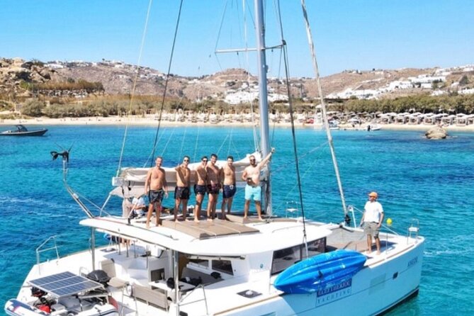 mykonos eleftheriou yachting Private tour mykonos delos renia - Rinia Island and the pleasure of stopping to swim