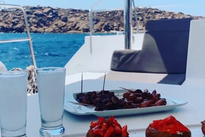 mykonos eleftheriou yachting Private tour mykonos delos renia - Southern Mykonos beaches from the water