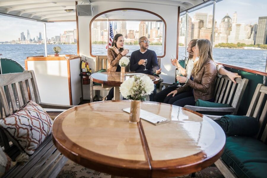 New York City: Mini Yacht Boat Ride with Sightseeing - Leaving Chelsea Piers at Pier 62