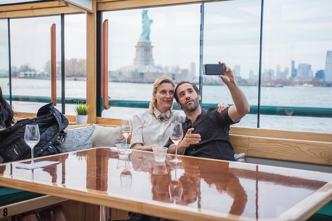 New York City Sunset Cruise on a Yacht - Ellis Island and the Harbor Setting