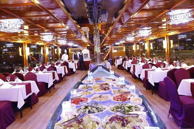 Nile River Dinner Cruise on a Yacht with Open Buffet - Sunset on the Nile and the three-hour schedule