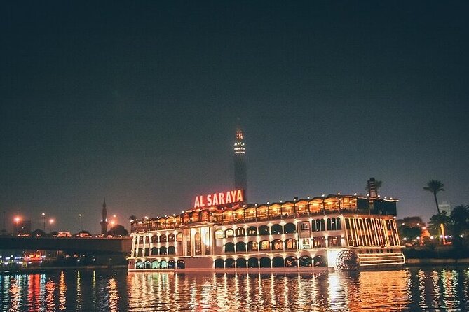 Nile River Dinner Cruise on a Yacht with Open Buffet - Hotel pickup from downtown Cairo or the pyramid area