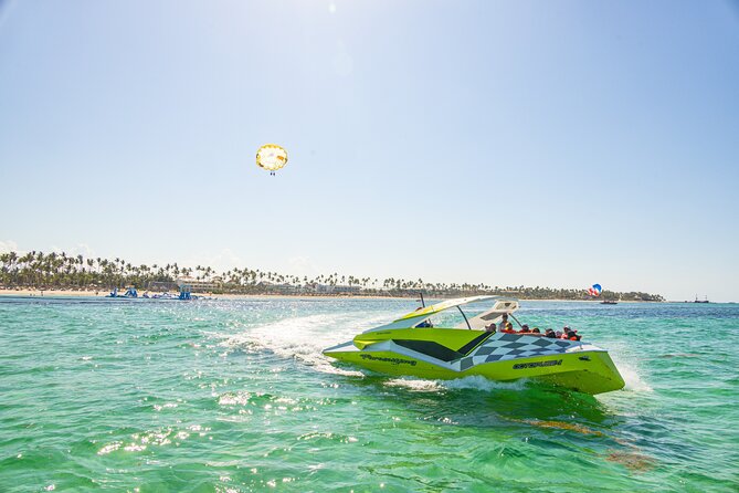Parasailing Yacht Experience in Punta Cana - Flying above Punta Cana’s Caribbean shore