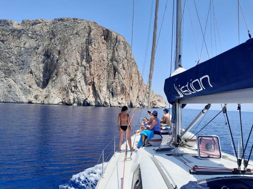 Paros: Full-Day Sailing Yacht Cruise - Rina’s Cave and the first quiet cove