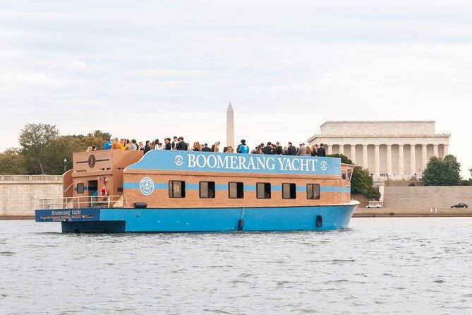 Party Yacht Cruise along Potomac River - Watergate and the Kennedy Center from the river