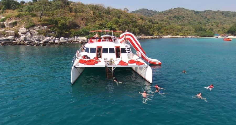 Pattaya: Full-Day 2 Islands Yacht Trip with Lunch and Sunset - Sunset on the way back to Pattaya