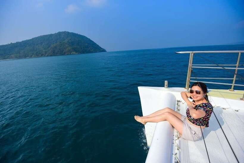 Phuket: Coral Yacht Boat Tour to Coral Island with Sunset - The sunset is beautiful, but the location can change